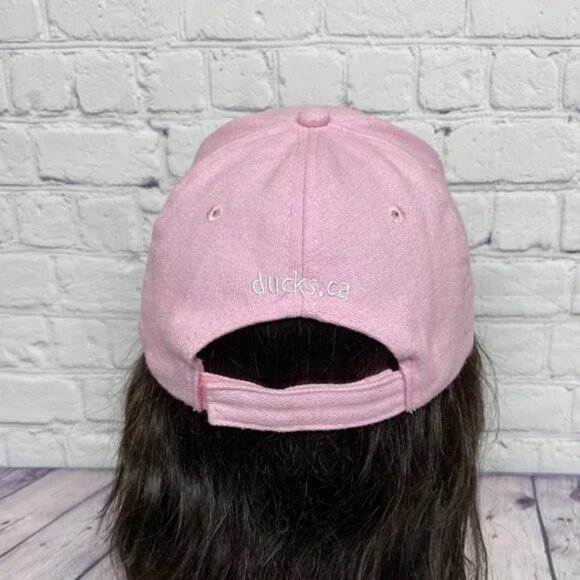 Ducks Unlimited Hat Cap Strap Back Women Pink Embroidered Logo - Picture 3 of 9